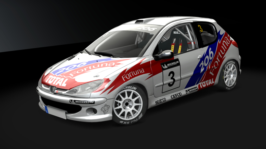 Peugeot 206 XS Desafío, skin 03