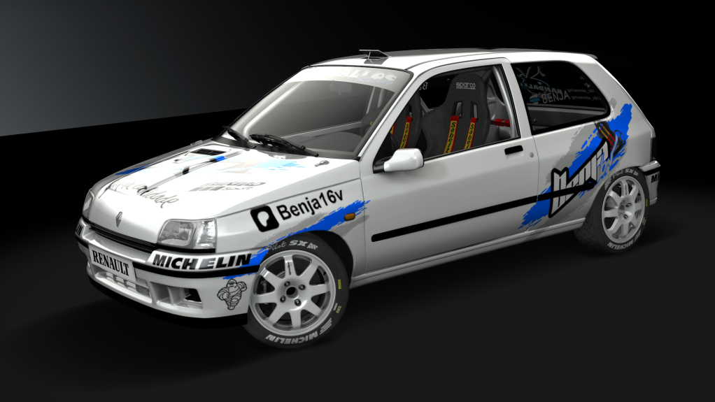 Renault Clio Williams Gr.A7, skin Benja16v