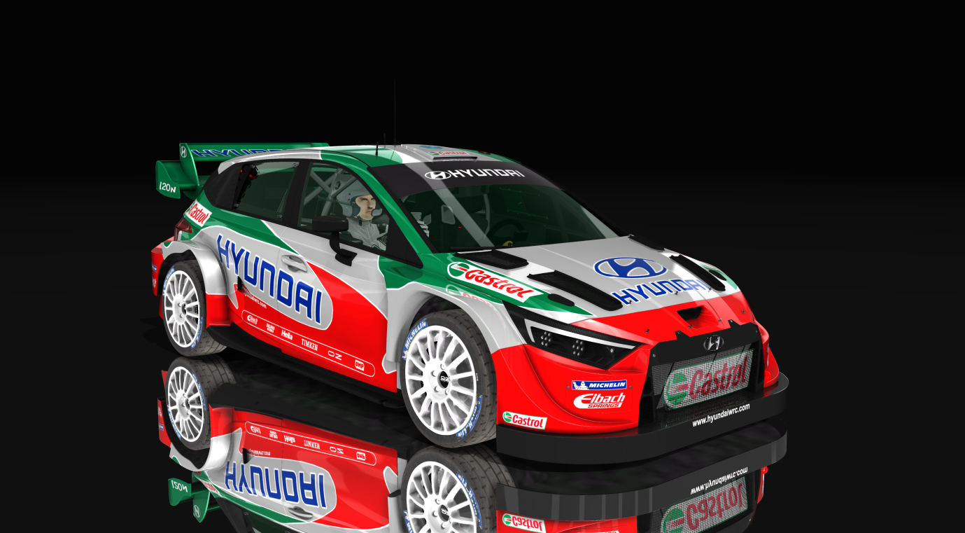 Hyundai I20 Rally1 2022, skin hyundaicastrol_bydelirioworks