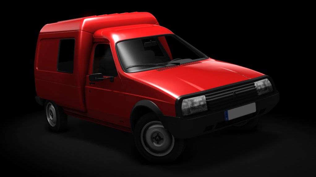 Citroen C15 VTS 16v, skin Rojo