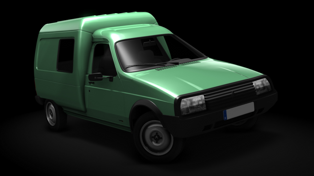 Citroen C15 VTS 16v, skin Verde