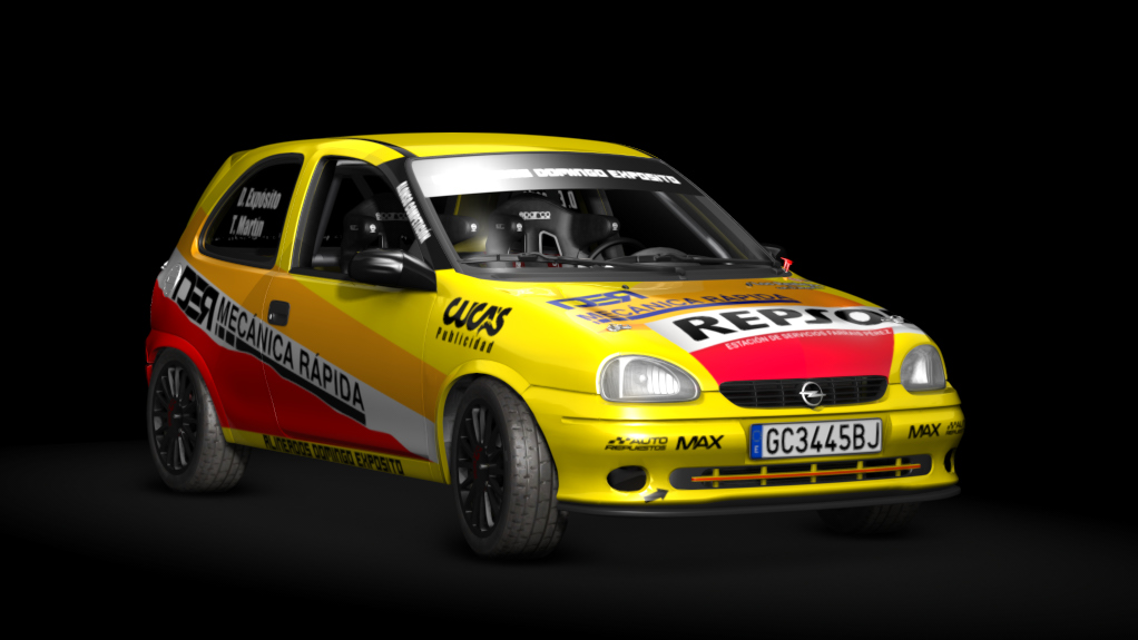 Opel Corsa B GSi 1.6 16v F2000, skin D. Expósito