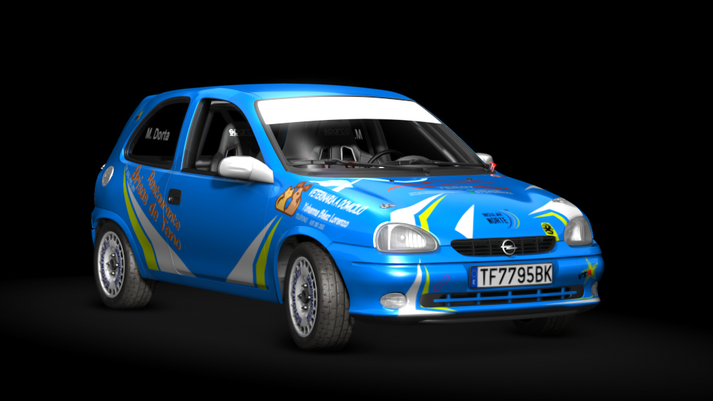 Opel Corsa B GSi 1.6 16v Gr. A, skin Dorta
