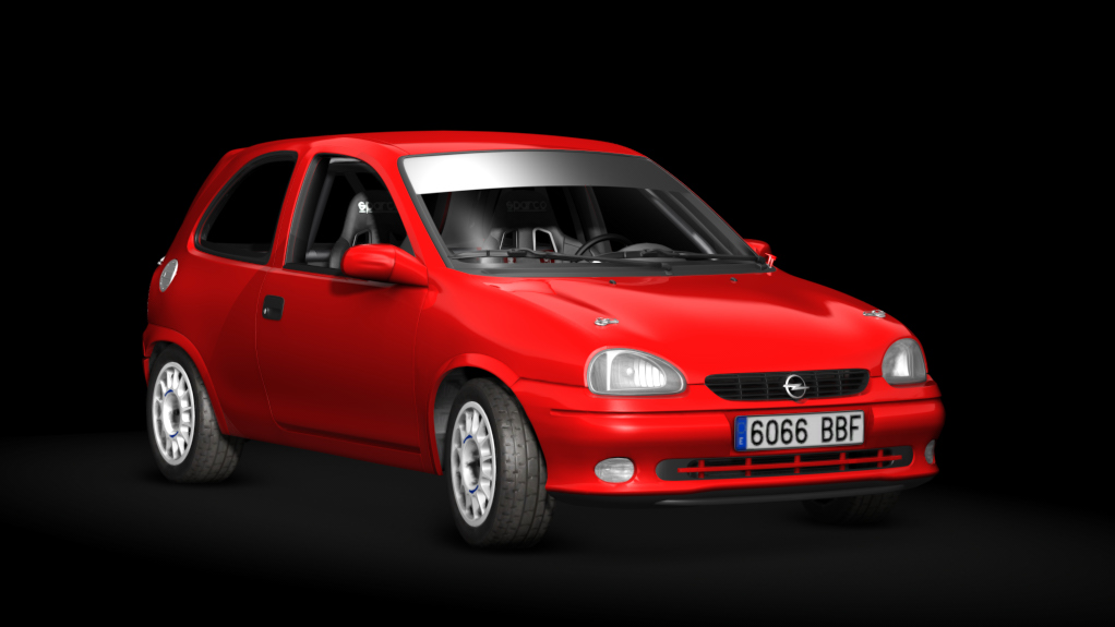 Opel Corsa B GSi 1.6 16v Gr. A, skin Rojo