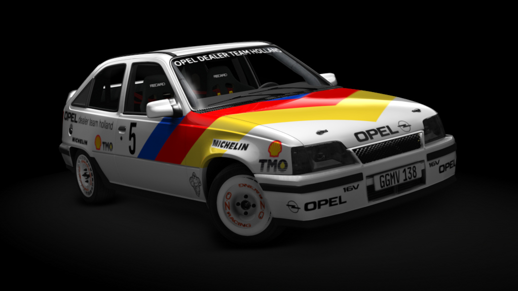 Opel Kadett GSi Gr. A, skin Opel Motorsport