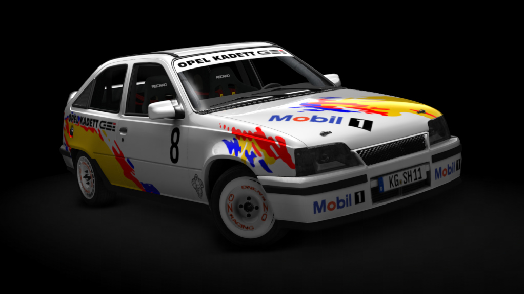 Opel Kadett GSi Gr. A, skin Opel Rally Team