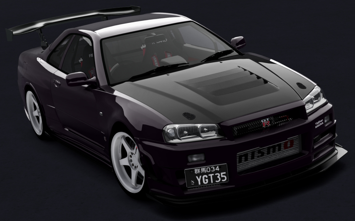 Nissan Skyline GT-R R34 V-SPEC Nür II Yigithan Makina, skin Midnight Purple