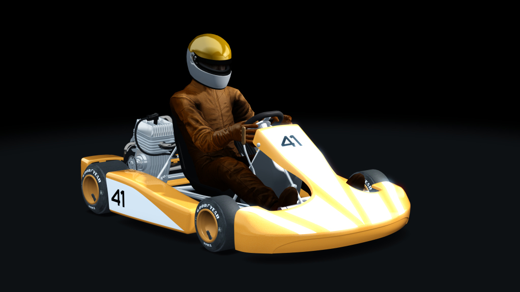 ASRL Shifter Kart 125, skin 41_White_V