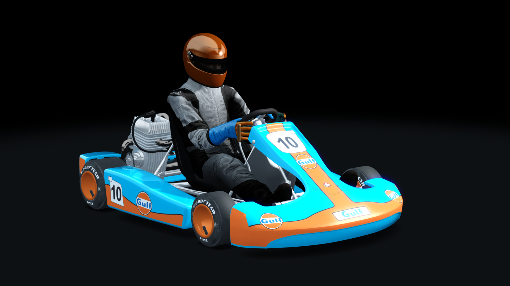 ASRL Shifter Kart 125, skin GULF