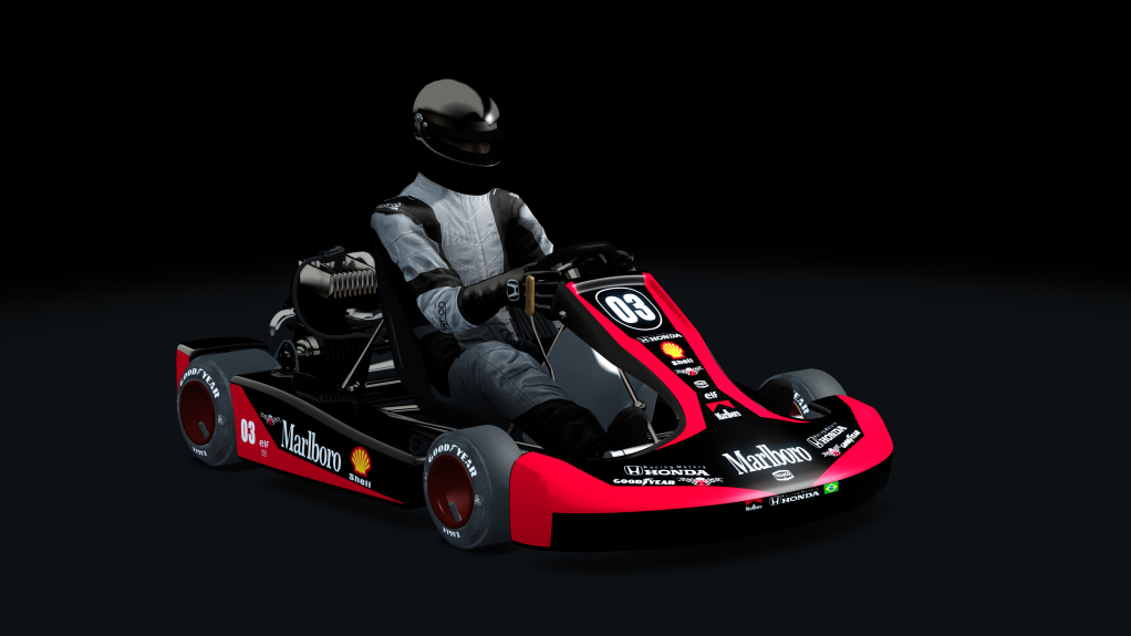 ASRL Shifter Kart 125, skin Honda_Marlboro