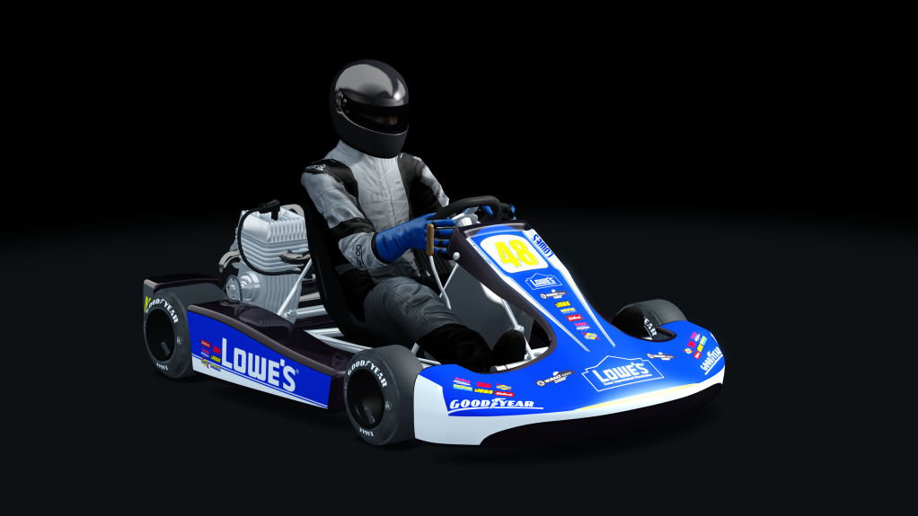 ASRL Shifter Kart 125, skin Nascar