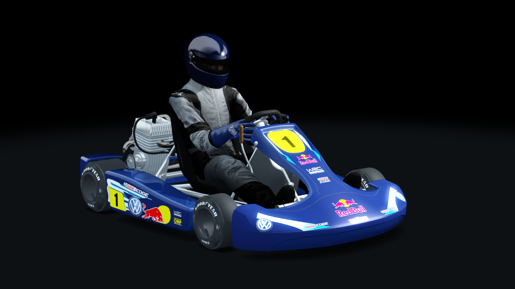 ASRL Shifter Kart 125, skin VW_Redbull