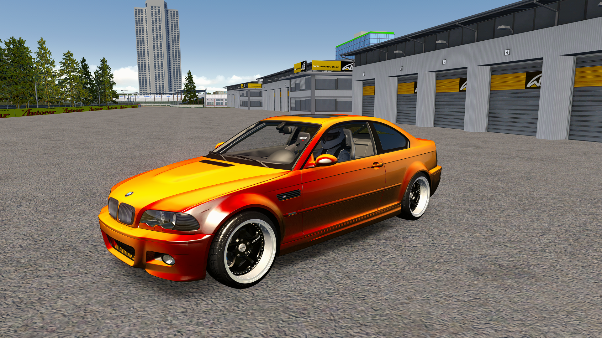 ATDT BMW E46 M3, skin K2RED