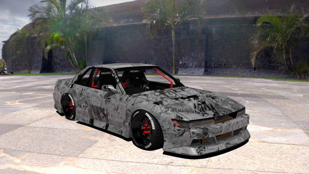 ATDT Nissan Silvia S13, skin IamRog1_s13_Ahegao