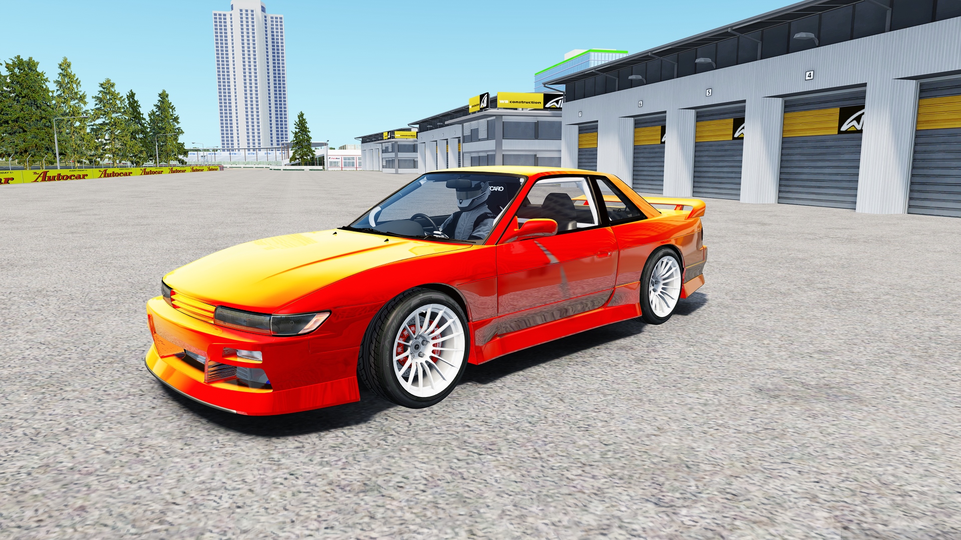 ATDT Nissan Silvia S13, skin K2RED