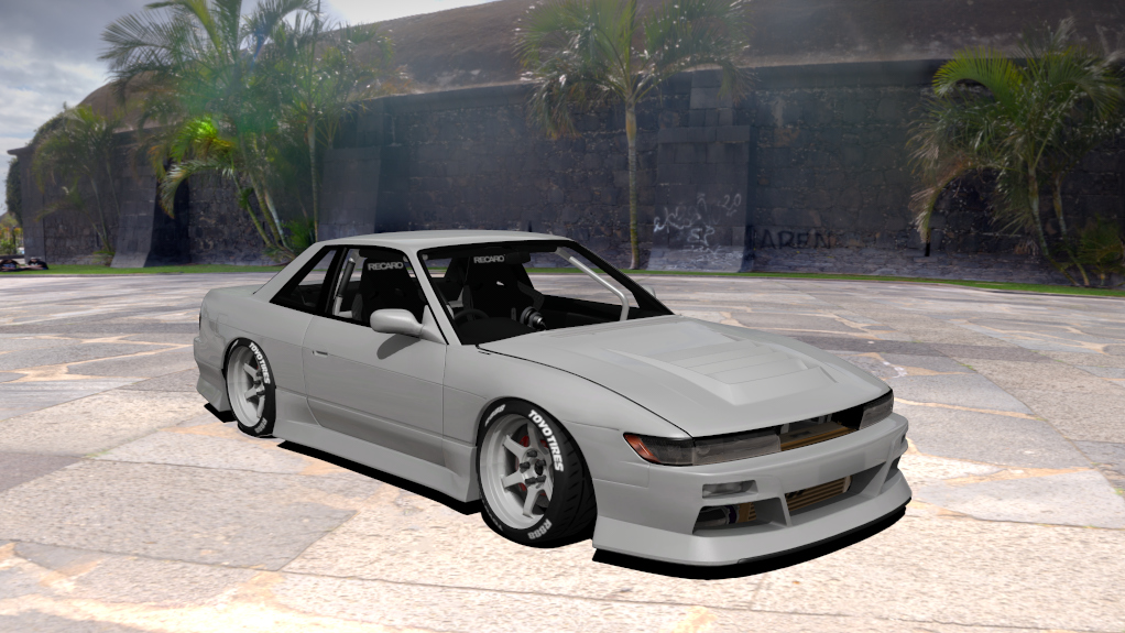 ATDT Nissan Silvia S13, skin White