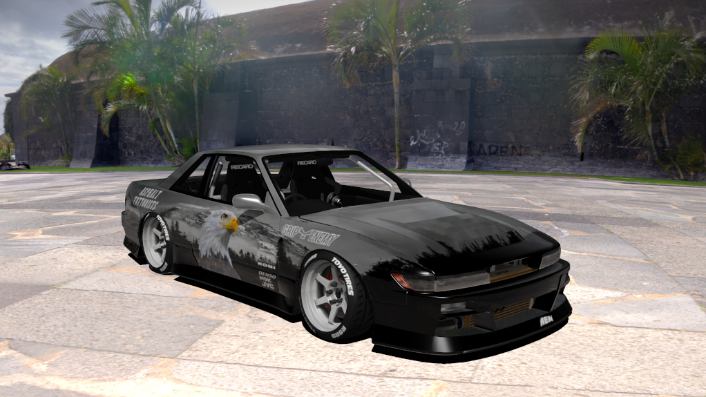 ATDT Nissan Silvia S13, skin chin_