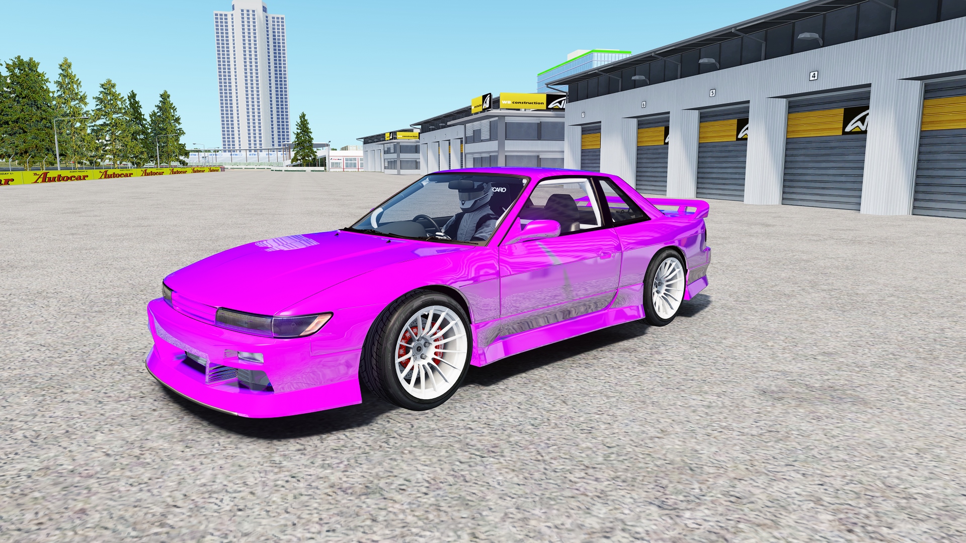 ATDT Nissan Silvia S13, skin pink_bandit