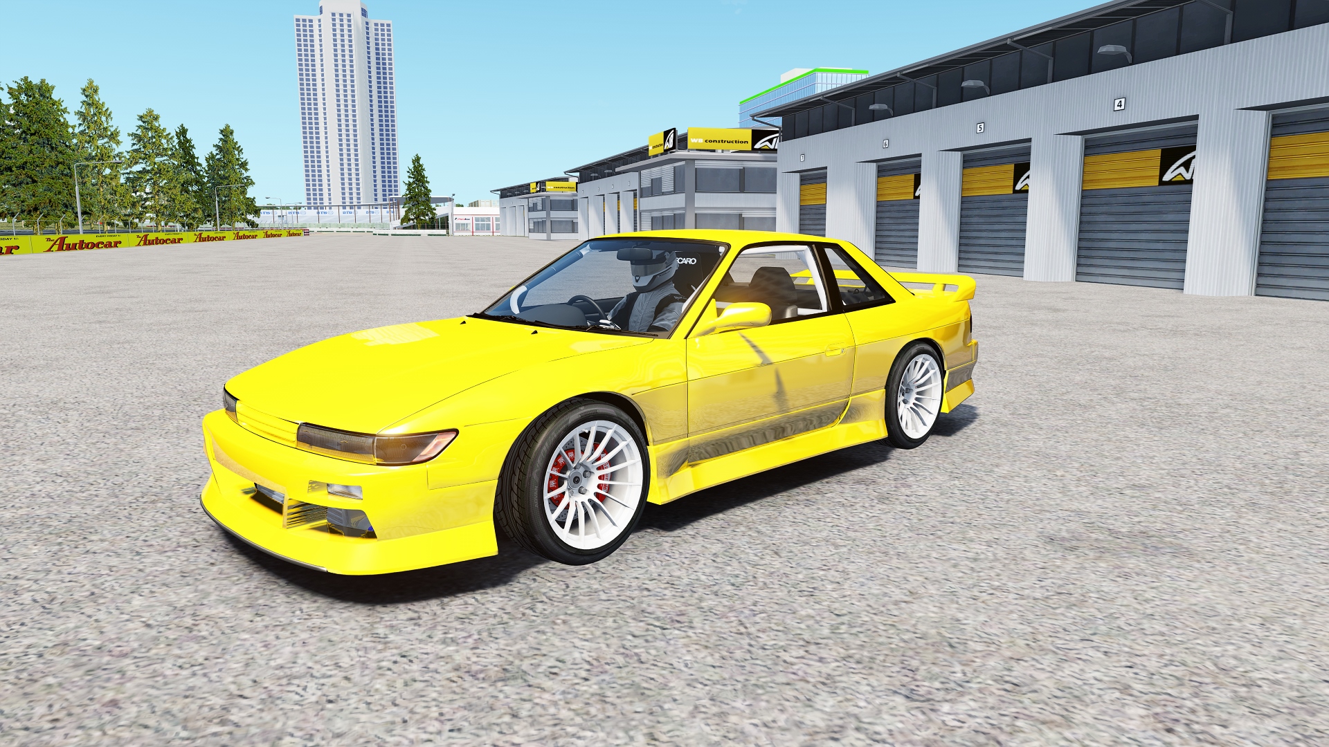 ATDT Nissan Silvia S13, skin yellow_super_met