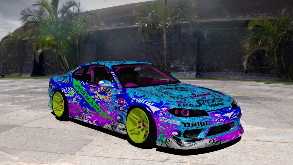 ATDT Nissan Silvia S15, skin atdt_burst_3_