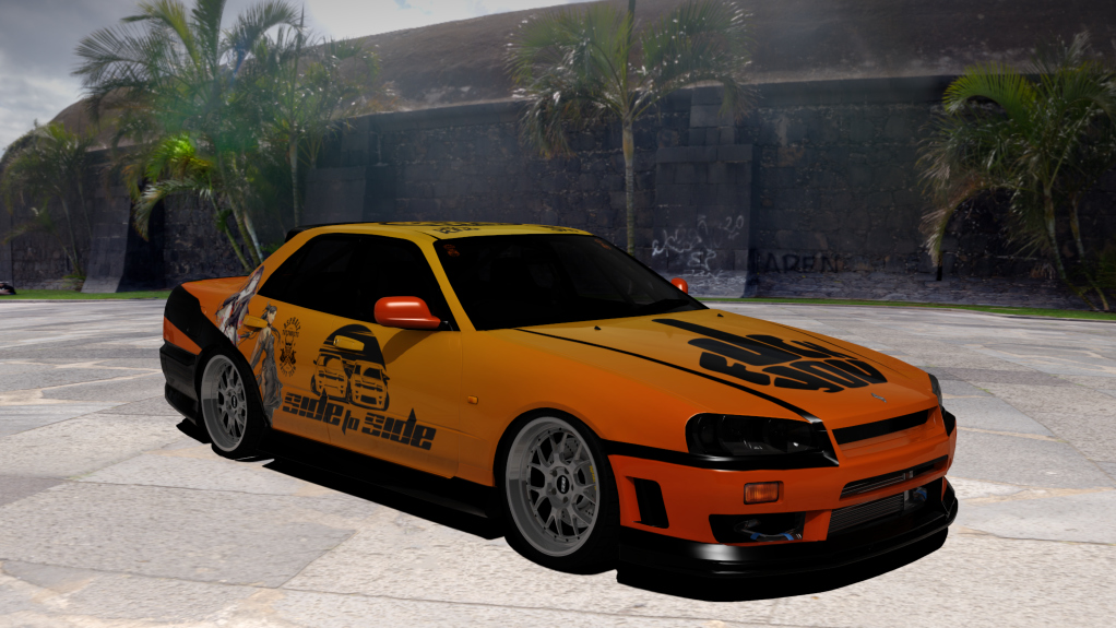 ATDT Nissan Skyline HR34, skin ATDT-Orange