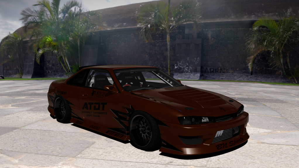 ATDT Nissan Silvia S14a, skin Dark_Orange_