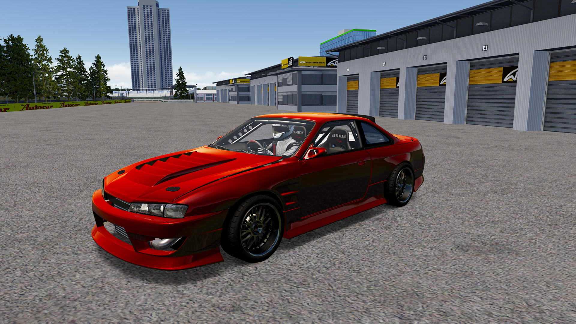 ATDT Nissan Silvia S14a, skin K2RED