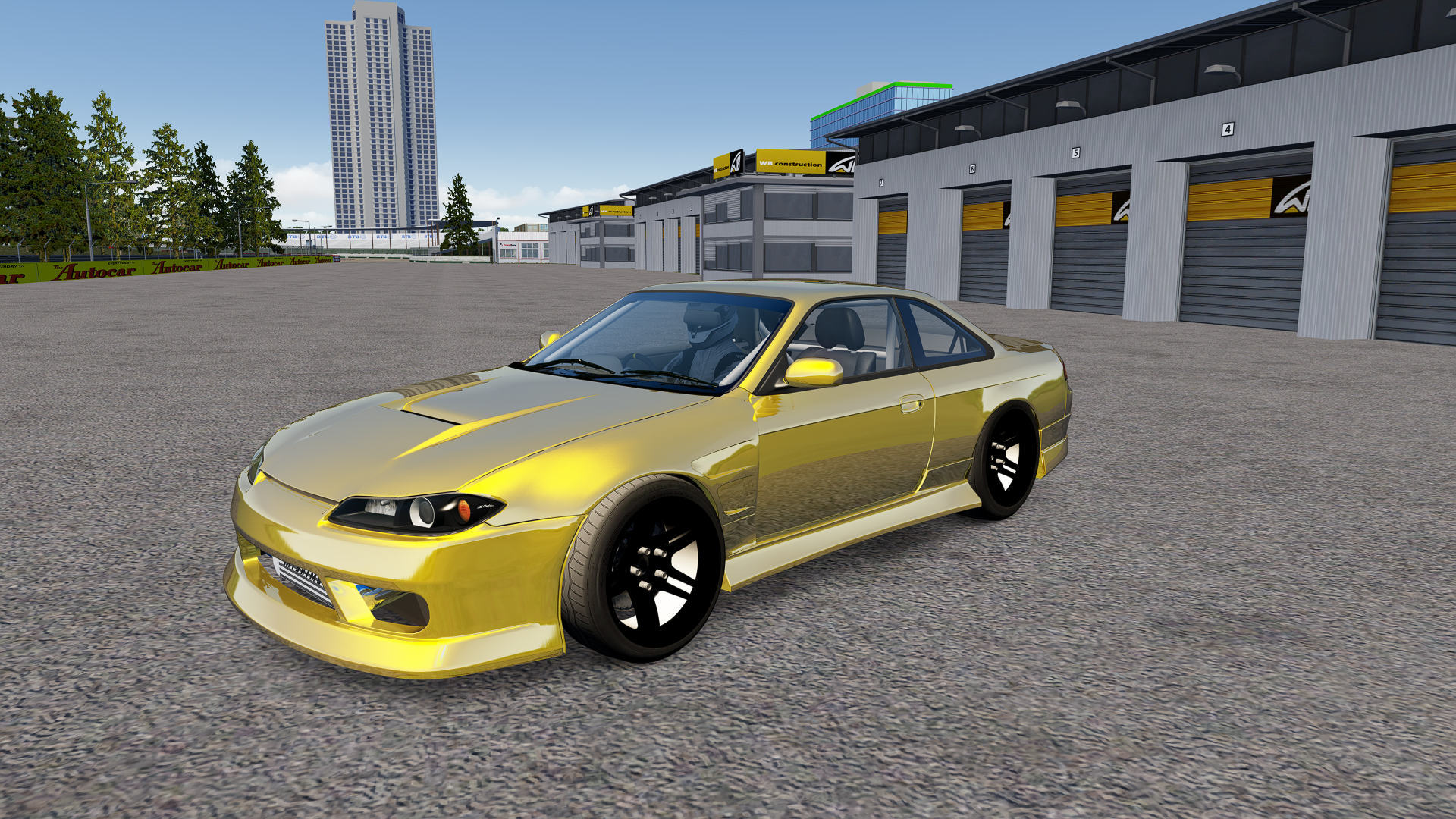 ATDT Nissan Silvia S14.5 Sarck, skin gold_met_crom