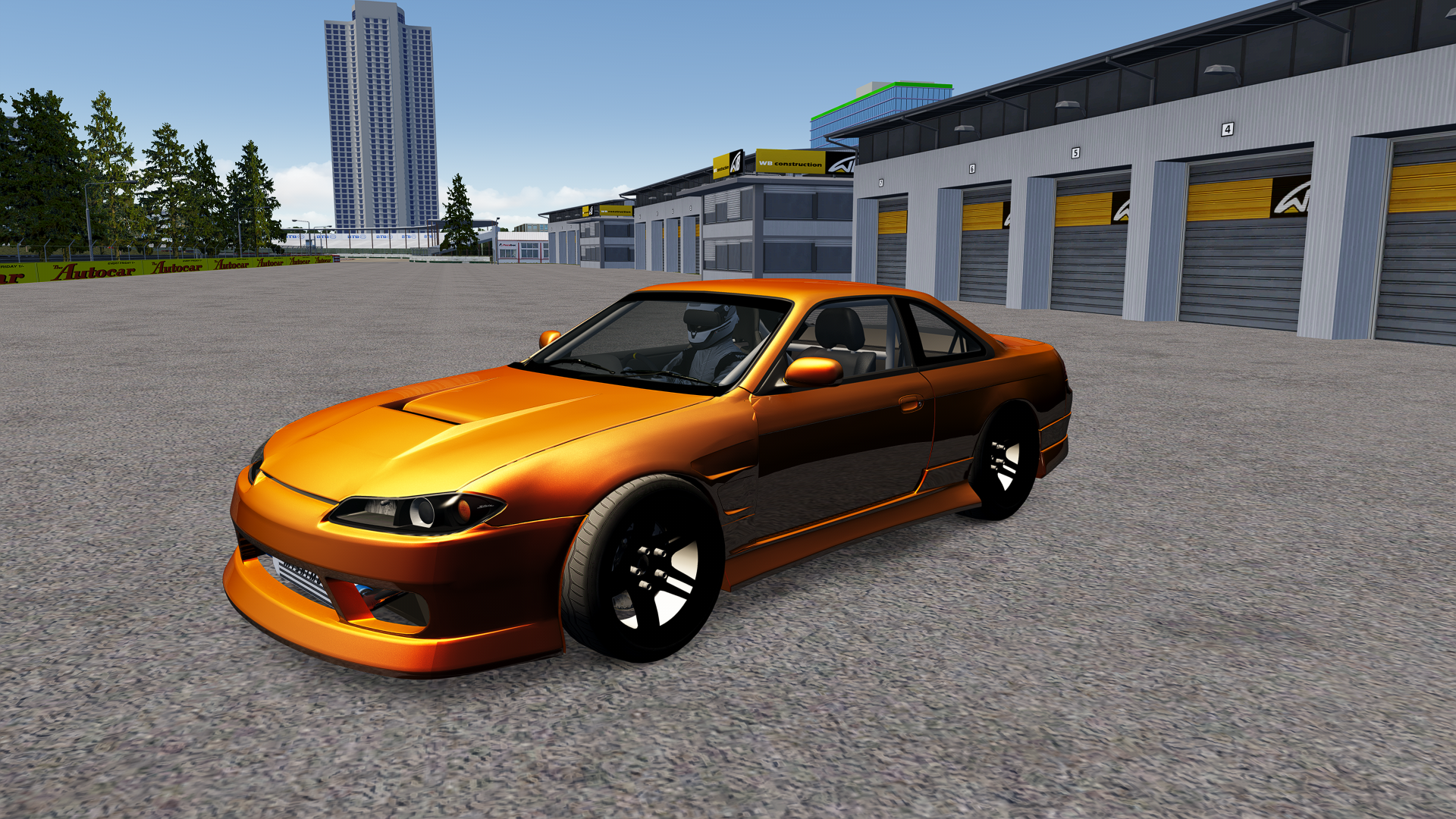 ATDT Nissan Silvia S14.5 Sarck, skin k2red