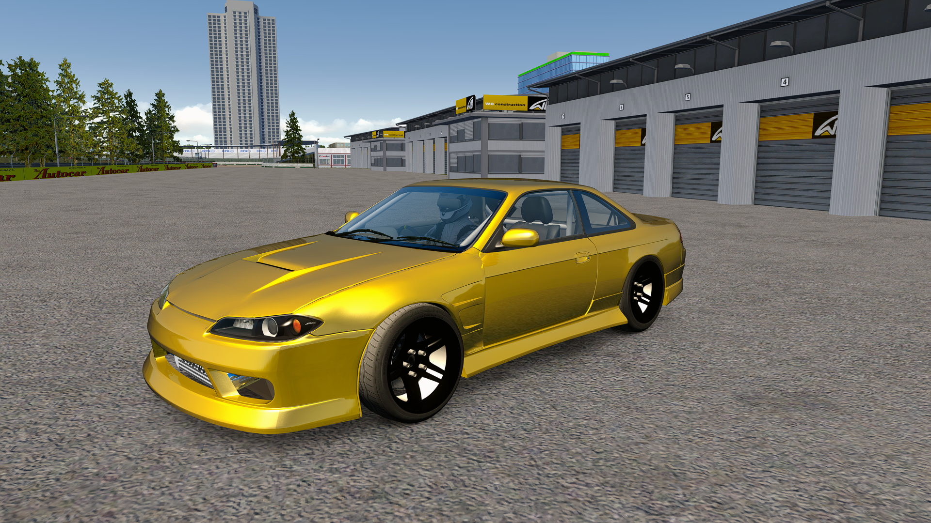 ATDT Nissan Silvia S14.5 Sarck, skin pure_gold