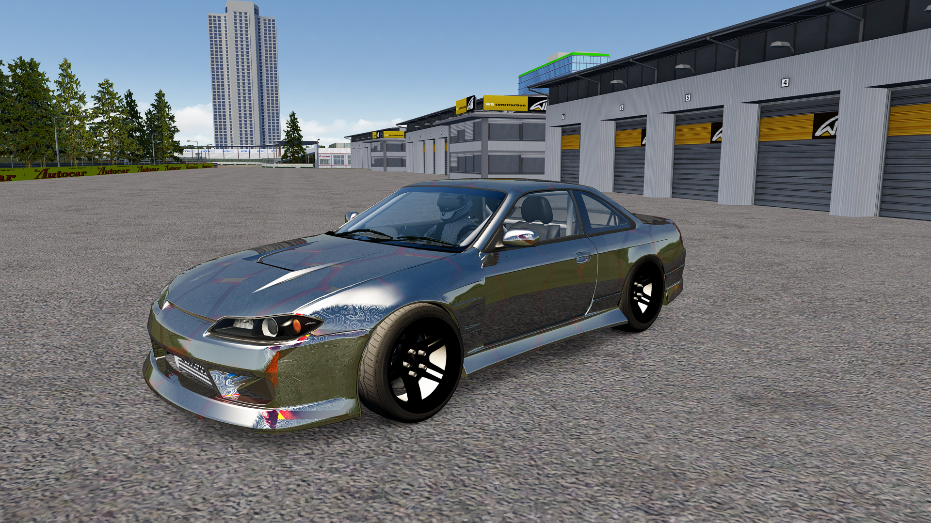 ATDT Nissan Silvia S14.5 Sarck, skin tribal