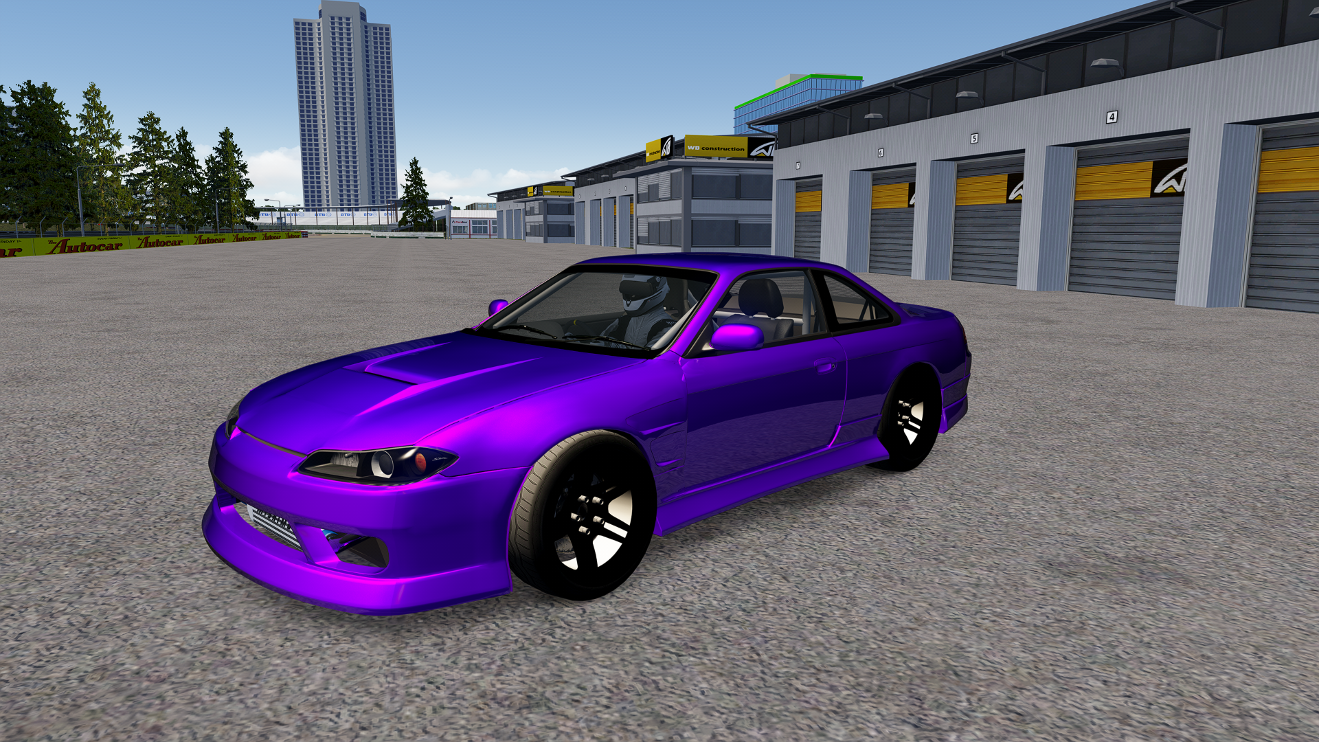 ATDT Nissan Silvia S14.5 Sarck, skin violet_