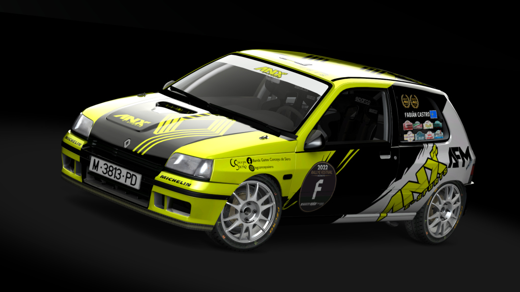 Renault Clio I 16S F2000/14, skin Fabian Castro 2020