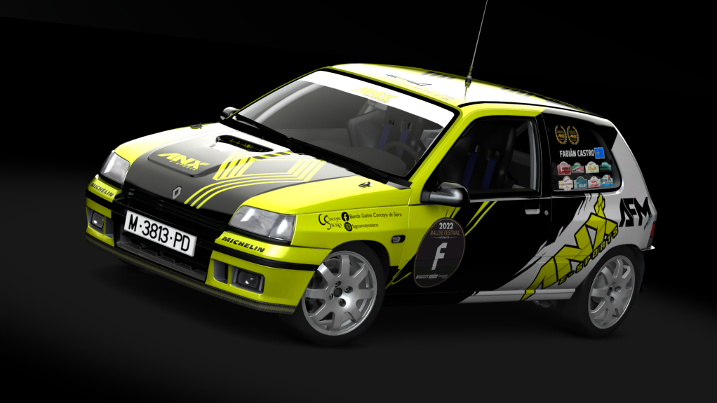 Renault Clio I 16S Gr. A, skin Fabian Castro 2020