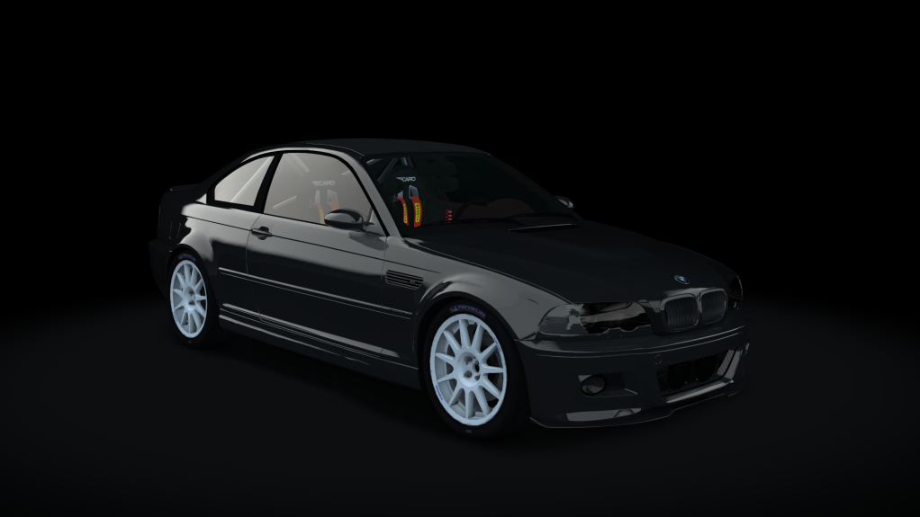 BMW M3 E46 Rally, skin Black_Frost