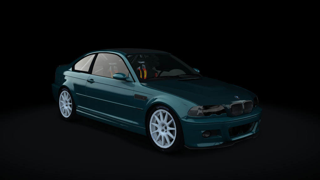 BMW M3 E46 Rally, skin Green_Atlantis_metallic