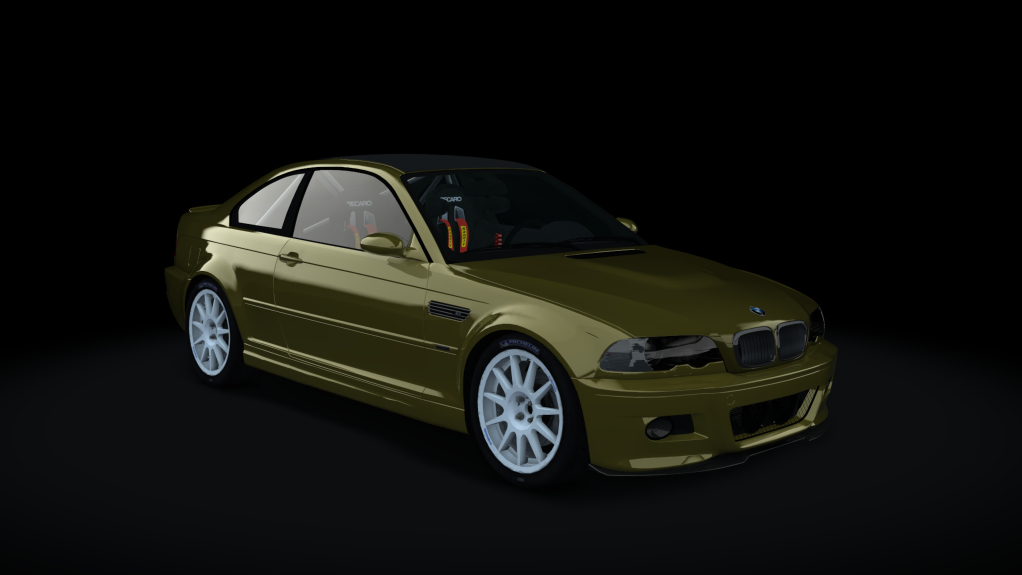 BMW M3 E46 Rally, skin Phoenix_Yellow