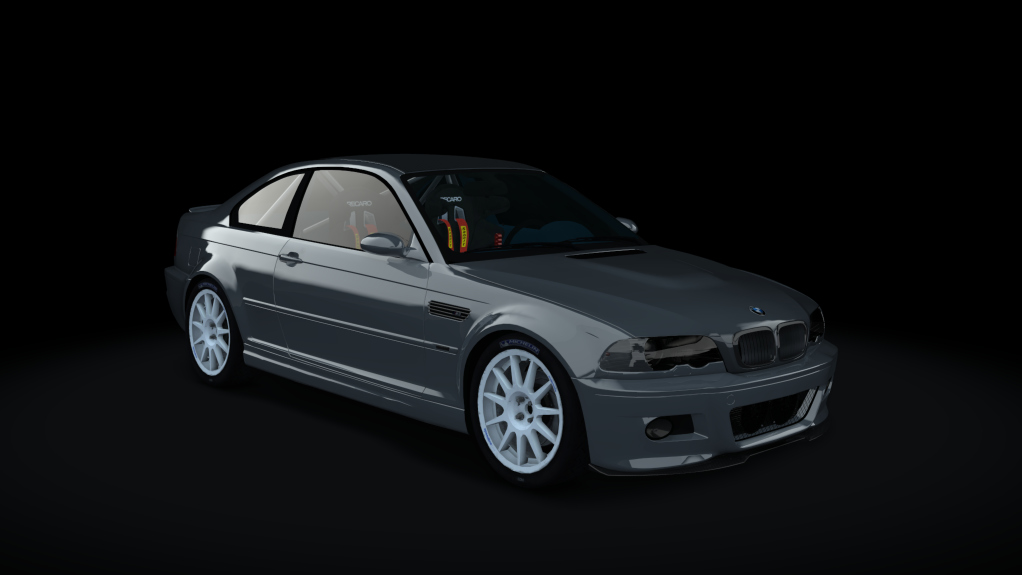 BMW M3 E46 Rally, skin Silver_Titanium