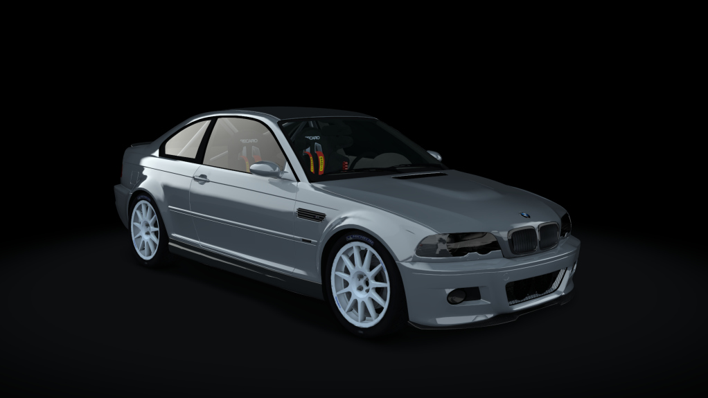 BMW M3 E46 Rally, skin White_Carbon