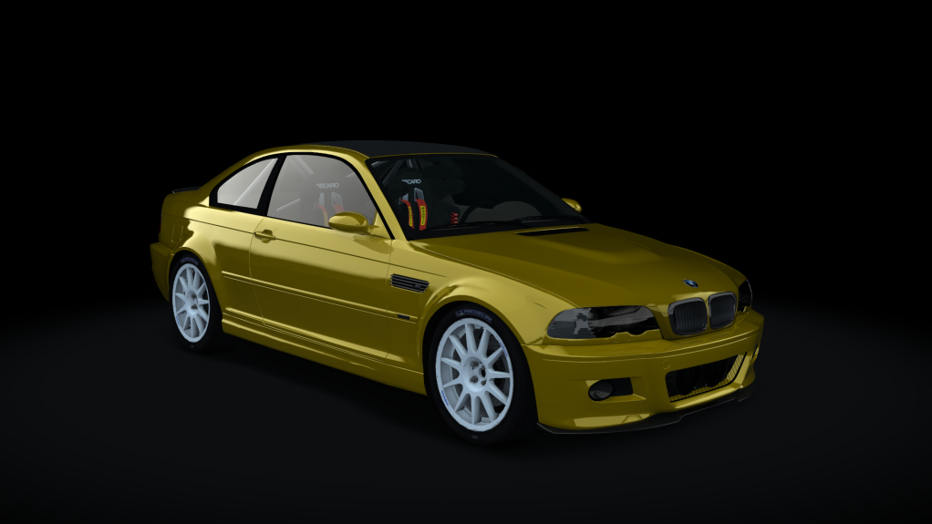 BMW M3 E46 Rally, skin Yellow