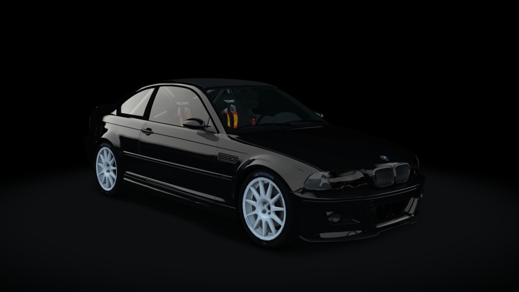 BMW M3 E46 Rally, skin black