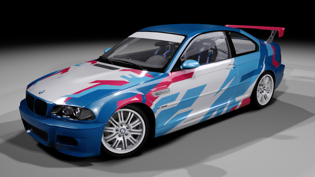 bmw M3 E46 rally, skin bmw motorsport