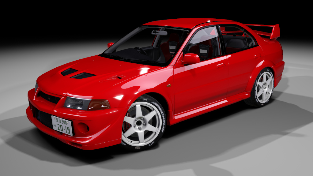 Mitsubishi Lancer Evolution VI Tommi Mäkinen Edition, skin 01_passion_red