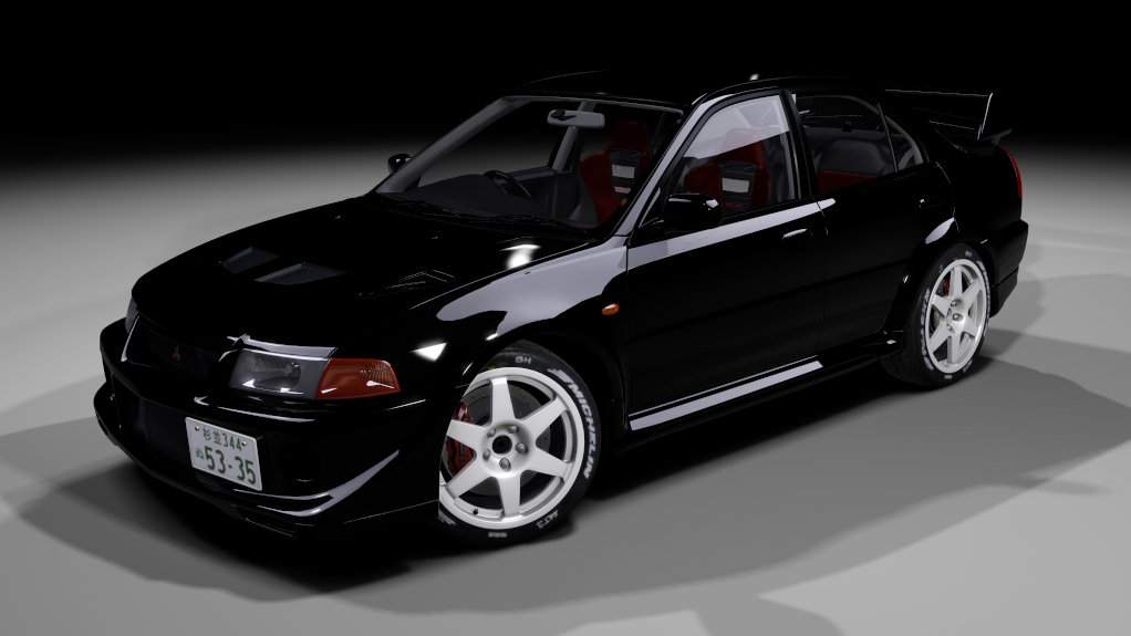 Mitsubishi Lancer Evolution VI Tommi Mäkinen Edition, skin 04_pyrenees_black