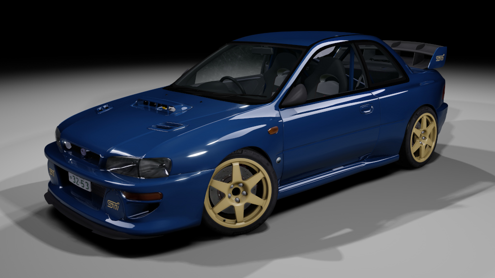 Subaru Impreza STI 22B Tracktool, skin blue dark