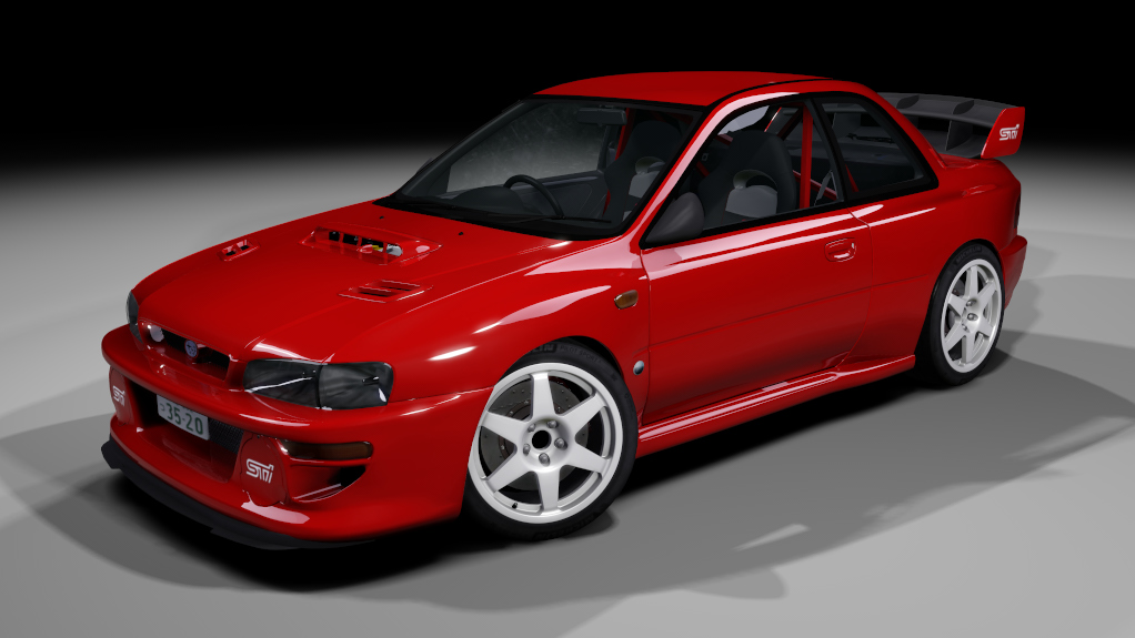 Subaru Impreza STI 22B Tracktool, skin red