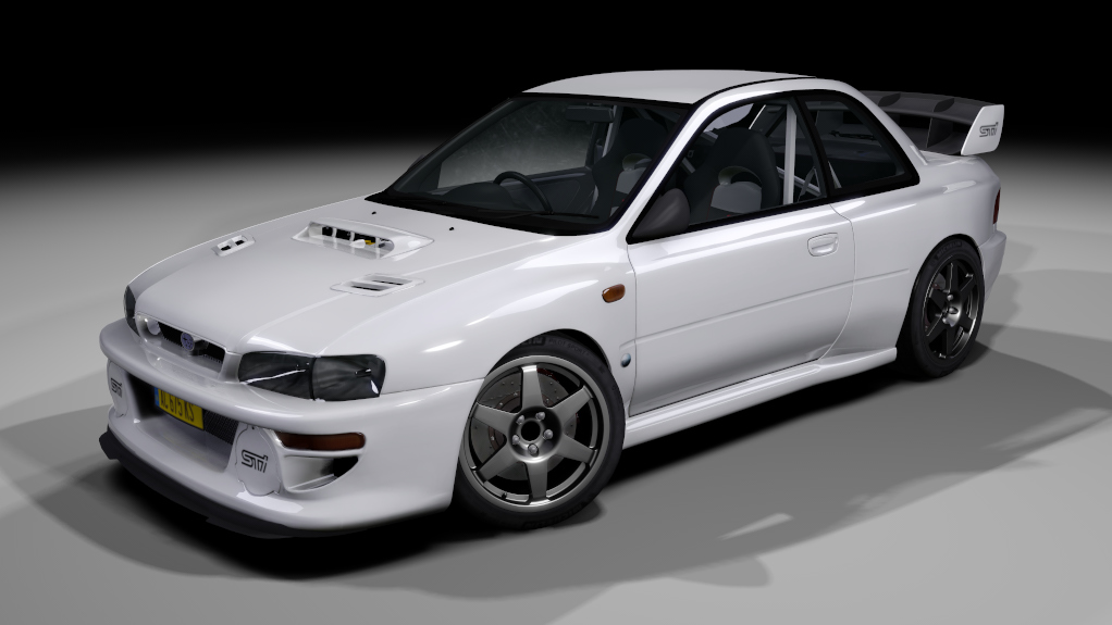 Subaru Impreza STI 22B Tracktool, skin white