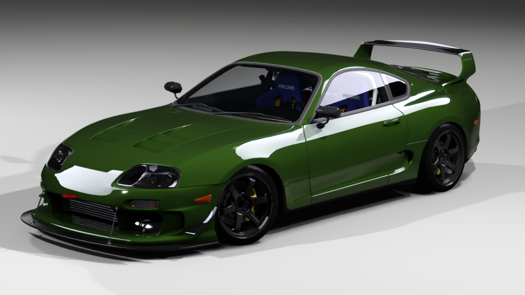 Toyota Supra MK4 Tracktool, skin 01_dark_green_pearl_met