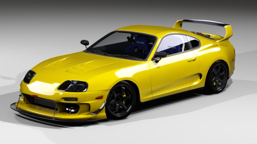 Toyota Supra MK4 Tracktool, skin 09_yellow