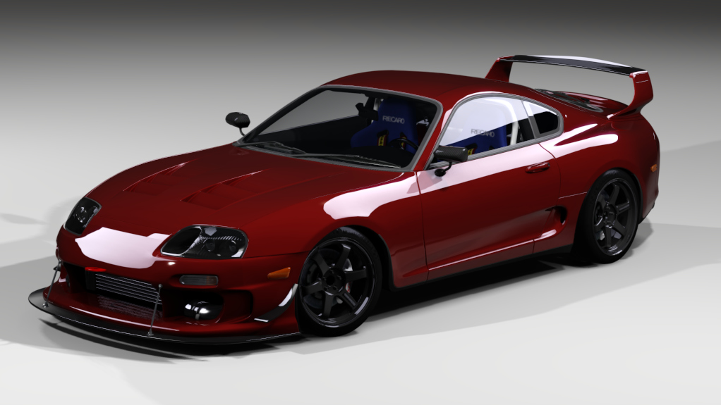 Toyota Supra MK4 Tracktool, skin 11_candy_red